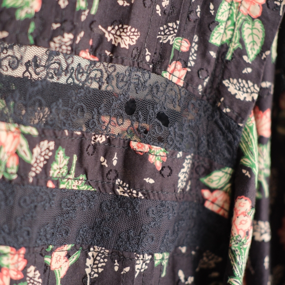 Anthropoligie Pilcro Long-Sleeve Mock-Neck Swing Mini Dress - Picture 7 of 7